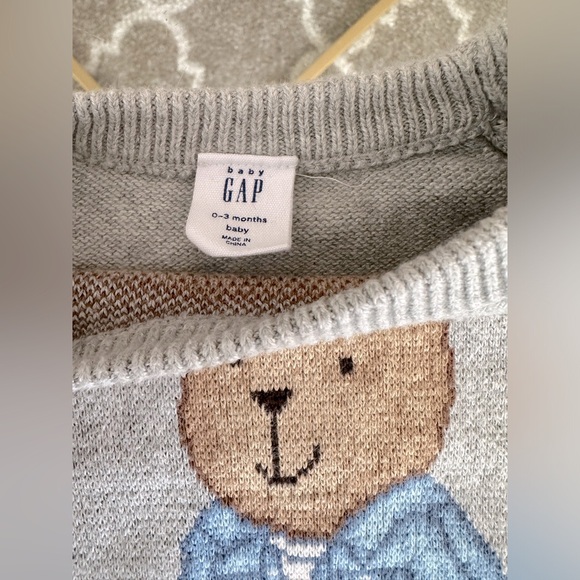 Baby Brennan Sweaters - blue & pink matching set - size 0-3 months - Picture 3 of 4